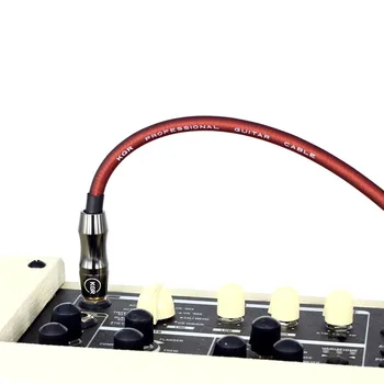 1 ks Elektrická Gitara Drôt, Kábel Nástroja Basy Klavír Keyboard, Bicie Zníženie Hluku Štít Audio Line 57418