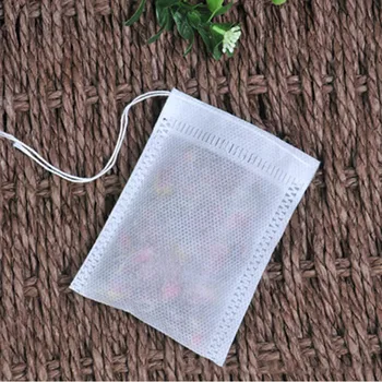 100KS / Pohodlné jedno vrecko čaju, 5.5x7cm, na kvet zelený čaj trávy voľné čaj čaj filtračné vrecko vrecko čaju 41963