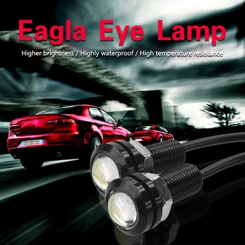 10pcs LED Eagle Eye Svetlo Nárazníka Hmlové Svietidlo Motocykel Žiarovka Chvost Zálohy Svetla DRL Denné so Systémom Ľahkého Auta Svetlo 23 mm-1.5 W