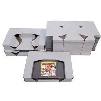 10pcs/Veľa Náhradné Kazety Vnútorná Vložka Vložte Zásobník pre N64 PAL & NTSC alebo Nintendo 64 CIB Hra s Tonerom 29571
