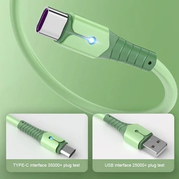 1M 1,5 M 2M Tekutý Silikónový Kábel Nabíjačky Pre iPhone 12 Mini 11 Pro Max XS XR X SE 8 7 6 Plus Dátového Kábla USB Telefón Nabíjanie Drôt