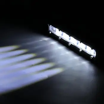1Pc 60W Malé Single-row LED Pracovné Svetlá Off-road Vozidla Rozsvietenými Konvexné Šošovky Práce Svetlá Predný Nárazník Svetlá V Gride 16535