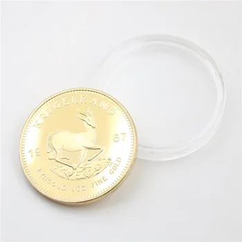 1PC Akryl Mince Skladovanie Prípade Minca Krugerrand Box , kvalitná Replika Mince Prípade 13906