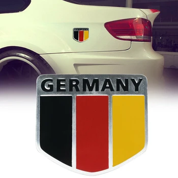 1Pc Kovové 3D Odtlačkový Nemecko Vlajka Mriežka Nárazníka Okno Telo Dekorácie Odznak Znak Vody Dôkaz Auto Nálepky 3303