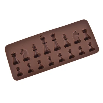 1PC Nové Silikónové Tortu formy 3D International chess Torte Čokoláda Cukor plavidlá, Plesne Plesne Nástroje Odolný Opakovane Tortu Formy 1422