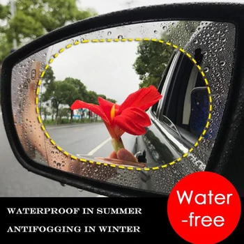 2 ks Auto Nálepky Rainproof Film pre Auto Spätné Zrkadlo Dažďový Film Jasný Pohľad V Daždivých Dňoch Auto Film Príslušenstvo 10198