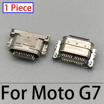 20 PcsCharging Dock konektor typu Jack pre Socket Port Konektor Poplatok Rada Flex Kábel Jeden chvost vloženie Na Moto G5 G5S G5S G6 G7 G8