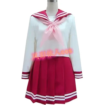 2021 Anime Lucky Star Konata Izumi Hiiragi Kagami Hiiragi Tsukasa Cosplay Kostým Školy Jednotné Oblečenie Žien Námorník Oblek