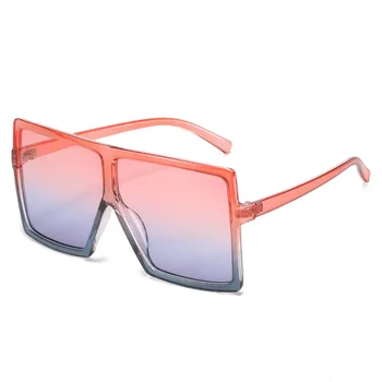 2021 dámske slnečné Okuliare Nadrozmerné Námestie Značky Dizajnér Veľké Vintage Ženy Dámy Slnečné Okuliare Okuliare UV400 oculos masculino 13985