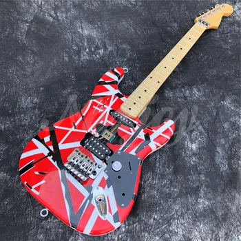2021 Nové Eddie Van Halen HOLD,Elektrické Gitary, Frankenstein, Frankenstrat Kvalitné Hudobné Nástroje. 8903