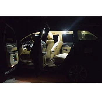 2ks Biele auto príslušenstvo F39mm Canbus bez Chýb Interiérové LED Svetlo Svetla na Čítanie Súprava Mapu Dome Licencia Lampa