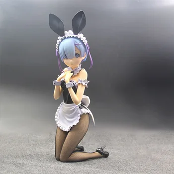 30 CM Anime Re:Život v inom svete od nuly Ram&Rem Obrázok Slúžka oblečenie Bunny dievča Ram Akcie Obrázok PVC Model Hračky 7071