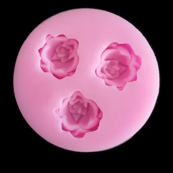 35#Kvitnú Ruže Silikónové Tortu Formy 3D Kvet Fondant Formy Cupcake Želé Cukríky, Čokoládové Dekorácie Pečenie Nástroj Formy FQ2825 6818