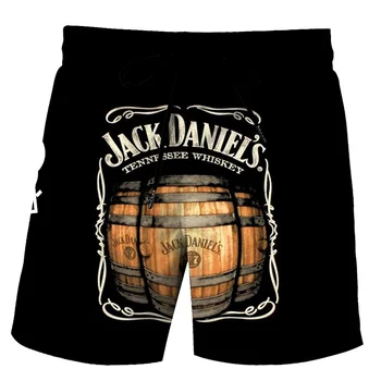 3D beach šortky 2021 new horúce tlač beach šortky mužov a ženy, piva, likérov pivo šortky mužov a žien