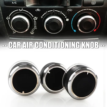 3ks/Veľa Pre Toyota Corolla EX AC Klimatizácia Prepnúť Panel Ovládací Tepla Ac Gombíky Tlačidlo Hliníkovej Zliatiny Auto Styling 1619