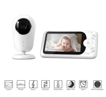 4.3 palec Bezdrôtové Intercom Baby Monitor INFRAČERVENÉ Nočné Videnie Opatrovateľky Fotoaparát 117687