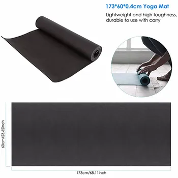 4 mm EVA Hrubé Trvanlivé Yoga Mat Non-slip Cvičenie, Fitness Podložka Mat ndoor a vonkajšie Yoga mat je mäkká