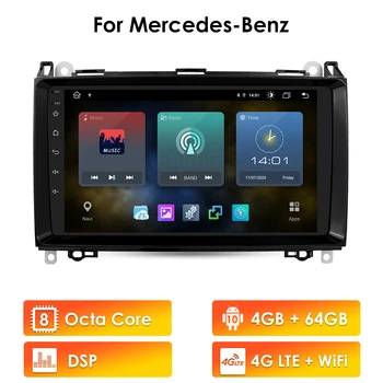 4G LTE Android 10 Na Mercedes Benz B W245 B150 B160 B170 B180 B200 B55 Auto Rádio Multimediálny Prehrávač GPS Autoradio Sprinter Vito 56921