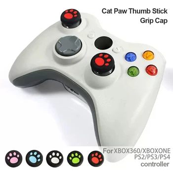 4pcs 3D Cute Cat Packa Palec Úchyty pre PS5 PS4 PS3, Xbox 360, Jeden Radič Analógový Stick Ochranné Čiapky Thumbstick Zahŕňa 27736