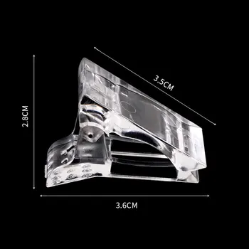 5 ks Nechty Predĺženie Nechtov Klip Gélové Nechty Predĺženie Gél Nail Clipper UV Generátor Klip Crystal Rozšírenie Shaping Gel Klip Nechtov Nástroj