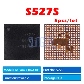 5 ks/veľa Originálne S527S Power IC Pre Samsung A10 Power Management IC PM PMIC Čip