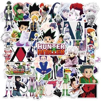 50pcs Hunter X Hunter Anime Nálepky Killua Gon Nálepka Na Notebook Požičovňa Gitara Skateboard DIY Graffiti Nepremokavé Obtlačky Hračky 52277