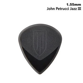 6pcs Gitara výbery Dunlop John Petrucci Podpis Jazz III 1.55 mm Gitara Vybrať Plectrum Mediátora Akustické Elektrická Gitara Tipov 19323