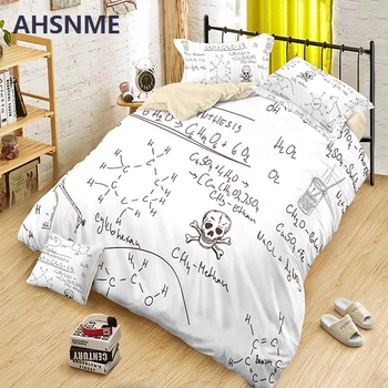 AHSNME Fyzickej Deka Kryt Set Chémie Perinu Deti Chlapci Dievčatá posteľná bielizeň Sady Prispôsobiť Dizajn Dropshipping 4319