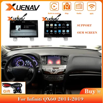 Android auta Pre Infiniti Auto rádio magnetofón vedúci jednotky multimediálny prehrávač Pre Infiniti QX60-2019 auto DVD prehrávač