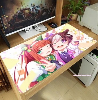 Anime Umamusume: Celkom Derby Otaku Veľká Podložka pod Myš Notebook PC Herných Myší Mat Stôl Klávesnice Mat Anti-Slip Playmat Cosplay 4227