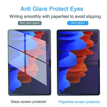 Anti-Glare Maliarske Fólie Pre Samsung Tab S7 Plus Papier, Ako Screen Protector Samsung Tab S7 + S6 lite Matný Film PaperLike