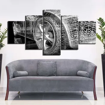 ArtSailing 5 panel plátno art print kolesá HD auto tlač obrazov na obývacia izba Plagát 2019 dropshipping F2623
