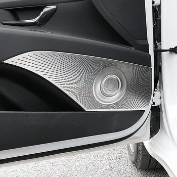 Auto Príslušenstvo 4Pcs Dvere Auta Audio Reproduktorov Dekor Kryt Reproduktora 3D Výbava Nálepky na Hyundai Elantra CN7 2021