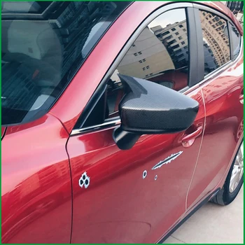 Auto Styling Dverí, Spätné Zrkadlo Bývanie zdobia Spätné Zrkadlo Pokrytie Nálepky Výbava Pre Mazda 3 M3 Axela 2016 11896