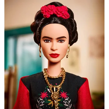 Barbie Bábika Frida Kahlo Inšpirujúce Ženy Série Letec Amelia Earhart Maliar Zberateľov Hračiek pre Dievčatá Darček k Narodeninám FJH65 5500