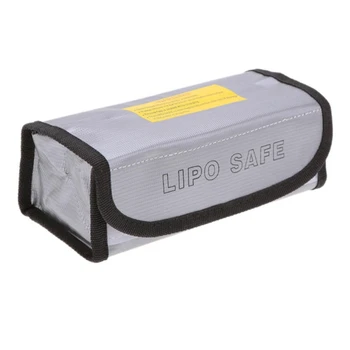 Batérie Bezpečné Taška Prípade Výbuchu & Protipožiarnej Lipo Batérie, Ochranné Nádob Na Skladovanie 7.28x2.36x2.95 cm 2 Kusy 6419