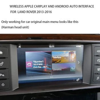 Bezdrôtové Apple Carplay Android Auto Retrofit Riešenie Rozhrania Pre Land Rover Discovery 4 5 Range Rover Sport Evoque Freelander 42001