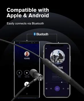 Bezdrôtový Bluetooth Headset Nové Športové Slúchadlá Káblové Redukcie Šumu Slúchadlá Tuhé Bežecké Nepremokavé S Mikrofónom