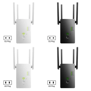 Bezdrôtový WiFi Opakovač 1200Mbps Router Wifi Booster Long Range Extender 2,4 GHz, 5.8 GHz Signálu Zosilňovač Repeater