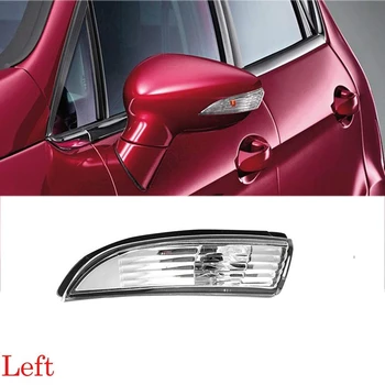 Biela Ľavého Spätného Zrkadla Riadenia Lampa Spätné Zrkadlo Riadenie Lampu Bez Žiarovky, Vhodné Pre 2008-2016 Ford Fiesta Mk8