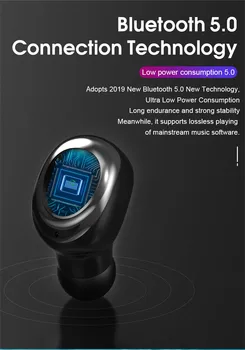 Bluetooth 5.0 Slúchadlá Bezdrôtové Slúchadlá Mini In-Ear Slúchadlá Stereo Konektor Pre Slúchadlá