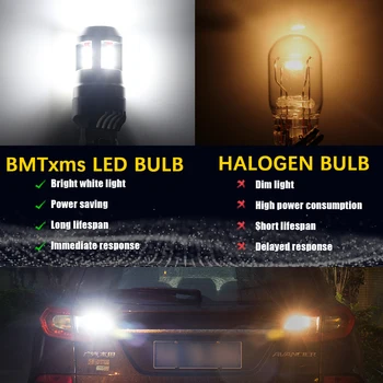 BMTxms 2ks Nové LED Canbus Žiarovky T20 W21/5W 7443 7440 Pre Zase Signál DRL Svetlá pre Denné svietenie Žiadne Chybové Auto Lampy Príslušenstvo