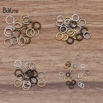 BoYuTe (100 G/Vrece) 3.5-4-5-6 MM Kov Mosadz Skok Krúžok Materiálov Ručné Diy Šperky, Doplnky, Veľkoobchod