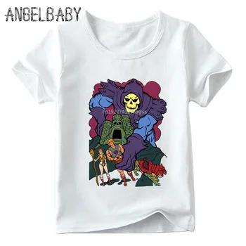 Chlapci/Dievčatá Majstri Vesmíru On-Man Tlač Funny T-shirt Deti Letné Topy Deti Cartoon Bežné Detské tričko,ooo5258