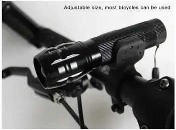 Cyklistické Svetlo Držiak na Bicykli objímky LED Baterkou Svetlometu Stojan Rýchle Uvoľnenie Mount 360 Stupňov Otočná Bike Príslušenstvo