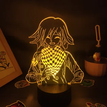 Danganronpa Anime Obrázok Kokichi Oma 3D Led Nočné Osvetlenie Neon Narodeninám Darčeky Pre Priateľov RGB Hra, Lávové Lampy, Spálňa Tabuľka Dekor 96389