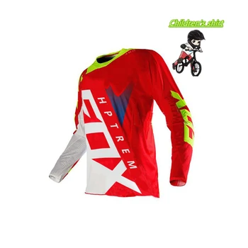 Deti Off Road ATV Racing T-shirt som Fox Zjazdové Jersey Cyklistický Dres Motocross MTB DH MX Oblečenie pre Deti 23377
