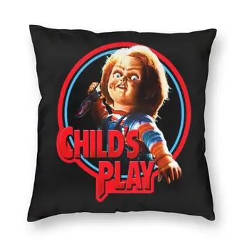 Detská hra Chucky Vankúš Domova Horor Film Vankúše Hodiť Vankúš pre Obývacia Izba obojstranná Tlač 519