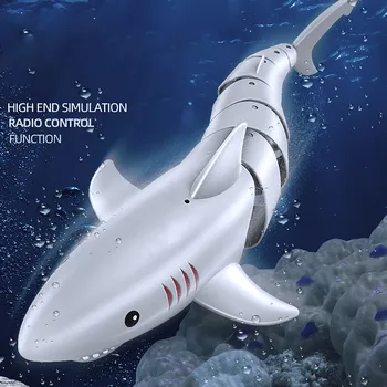Diaľkové Ovládanie Žraloka Hračka Nabíjateľná Elektrické Hračky RC Žralok s USB 3,7 V 320mAhPool Hračky pre Deti, Žralok, Hračky Pre Deti,
