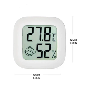 Digitálny Teplomer LCD Displej Vlhkosti Meter Bezdrôtový Smart Teplota Vlhkosť, Senzor